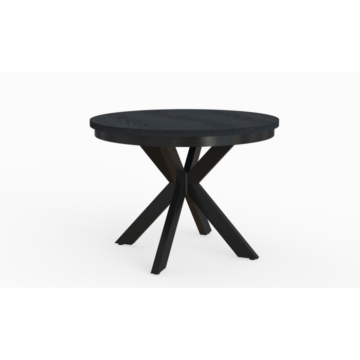 Stół okrągły rozkładany AVERO – kolor kaszmir, nowoczesny design, funkcja rozkładania do 180 cm